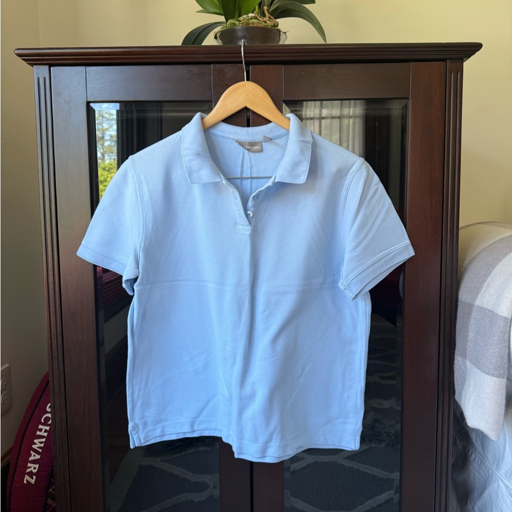 Croft & Barrow Light Blue Crewneck Top